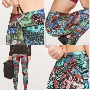 Lululemon Speed Up Tight *Full-On Luxtreme 28" Zen Clash Multi sz 4 EUC